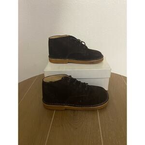 NIB FM Eureka brown suede, booties, little kids, size 29 euro